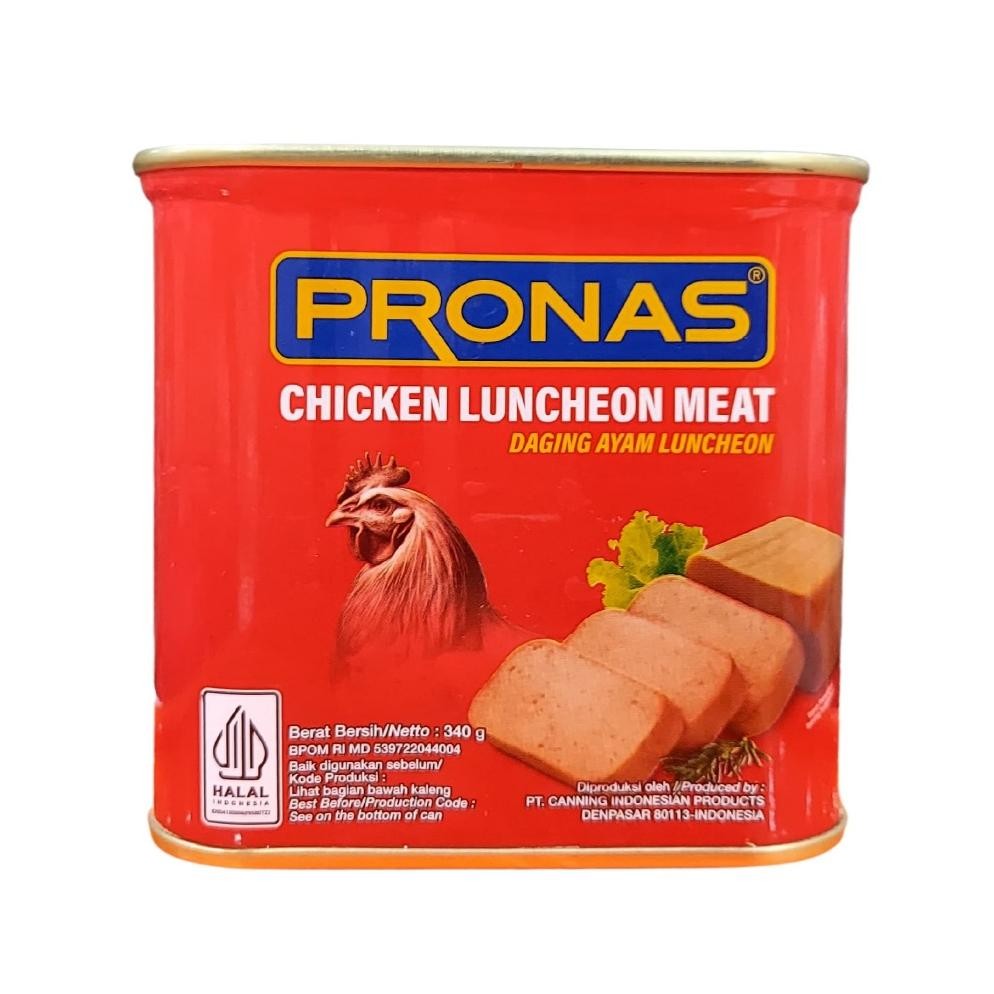 

Pronas Chicken Luncheon Meat 340gr Daging Ayam Blok Serbaguna nUg