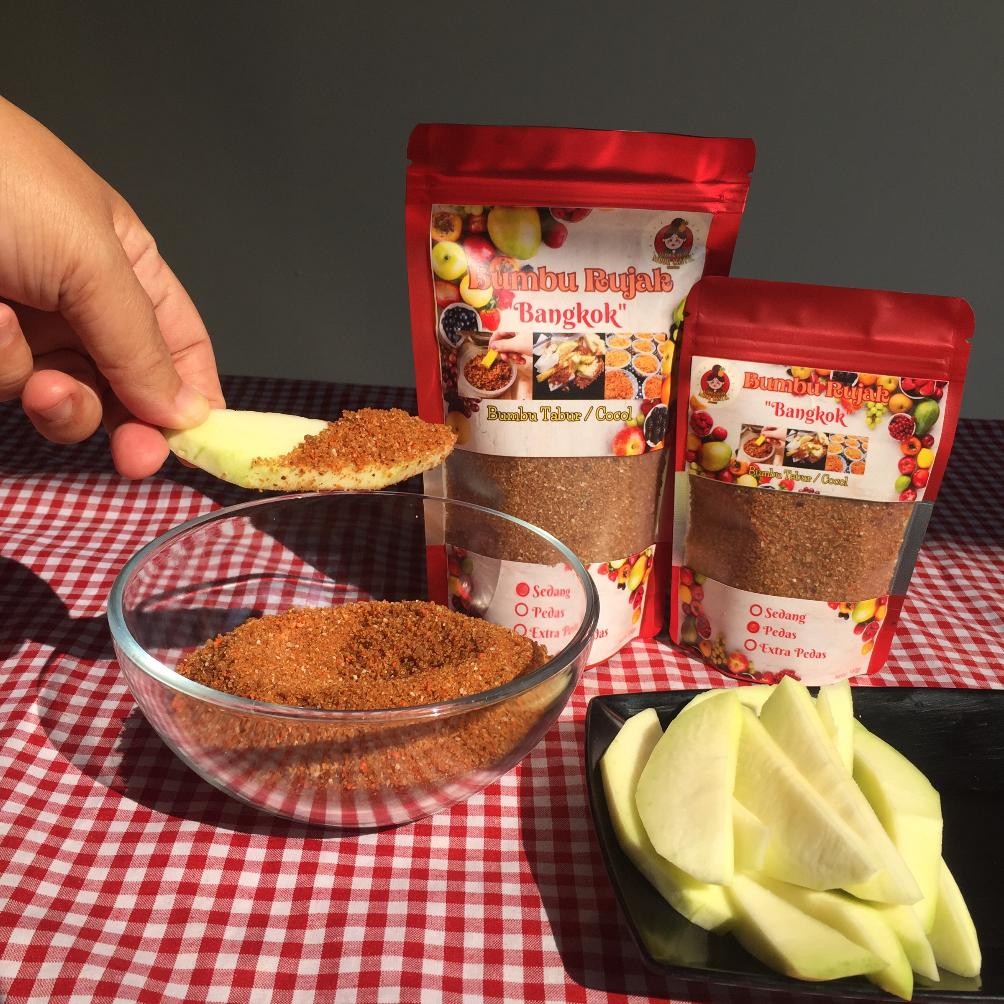 

Bumbu Rujak Bangkok 200 Gr Halal - Cocol Pedas Asinan Mbok Centil nUg