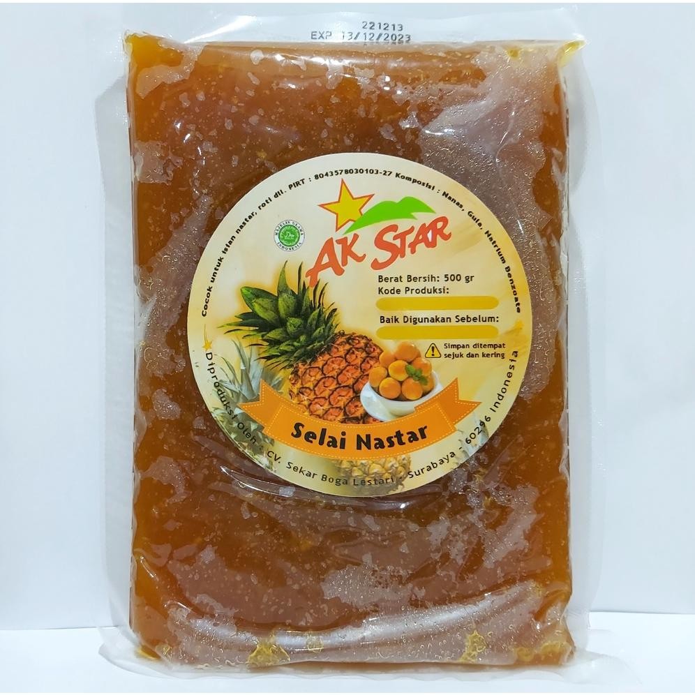 

AK Star Selai Isian Nastar Nanas 500gr Pineapple Filling AST nUg