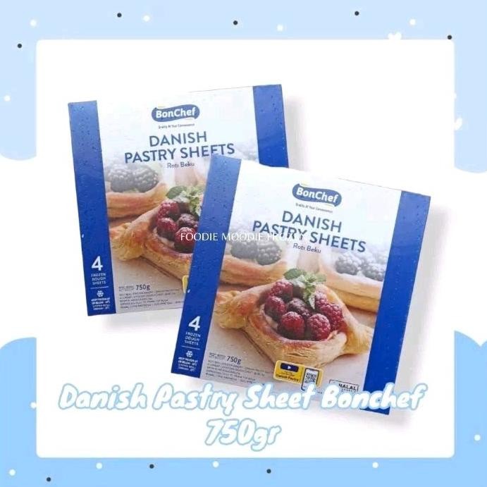 

Danish pastry sheet bonchef 750gr (ukuran 22*22cm) nUg