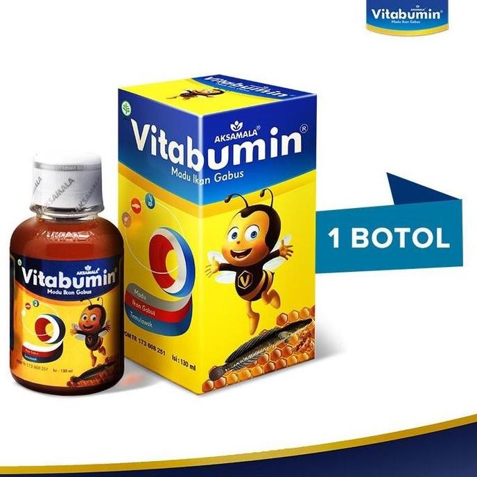 

Terlaris [Original] Vitabumin Madu Ikan Gabus 130Ml | Multi Vitamin Penambah Nafsu Makan Anak