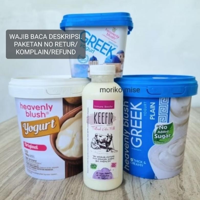 

[ PROBIOTIK ] baca deskripsi YOGHURT heavenly blush greek yoghurt susu KEFIR YOGHURT creamy greek kefir milk nUg