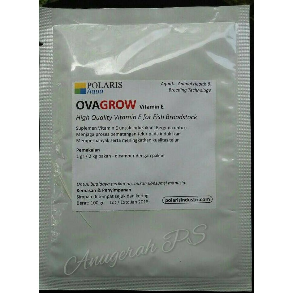 Terlaris Vitamin E Untuk Indukan Ikan Patin Lele Bawal Nila Mas Koki Koi