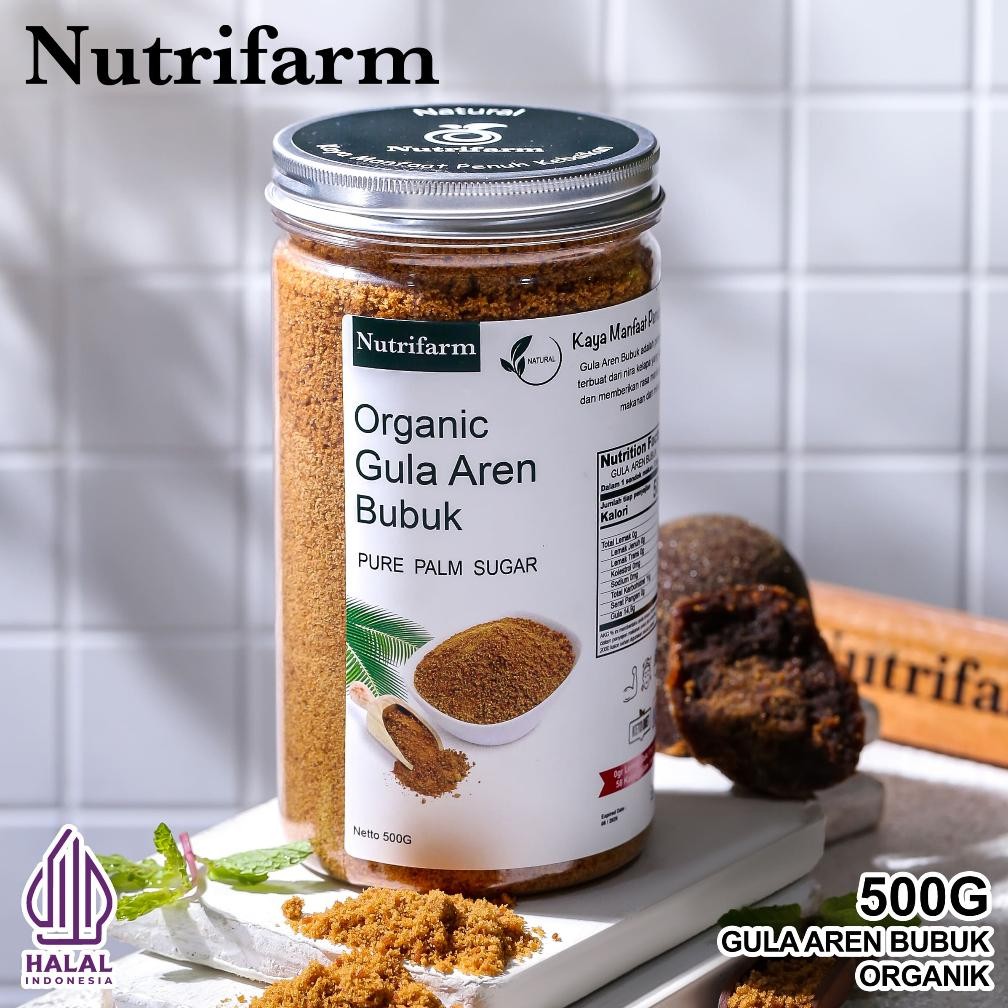 

Nutrifarm Gula Aren Bubuk 500g AST nUg