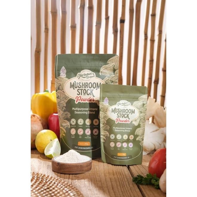 

Mushroom Powder ( Kaldu Jamur Asli Bebas MSG ) 50 gr - Djoeragan Rempah nUg
