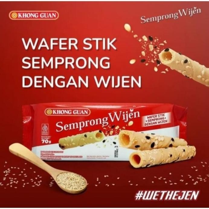 

Terlaris Khong Guan Semprong Wijen 70Gr