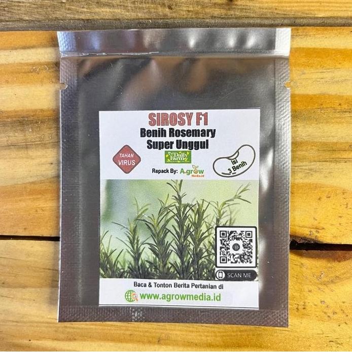 

Terlaris Benih Tanaman Rempah Rosemary Sirosy F1 Isi 3 Butir Bibit Biji Super Unggul Tahan Virus - Agrowmedia