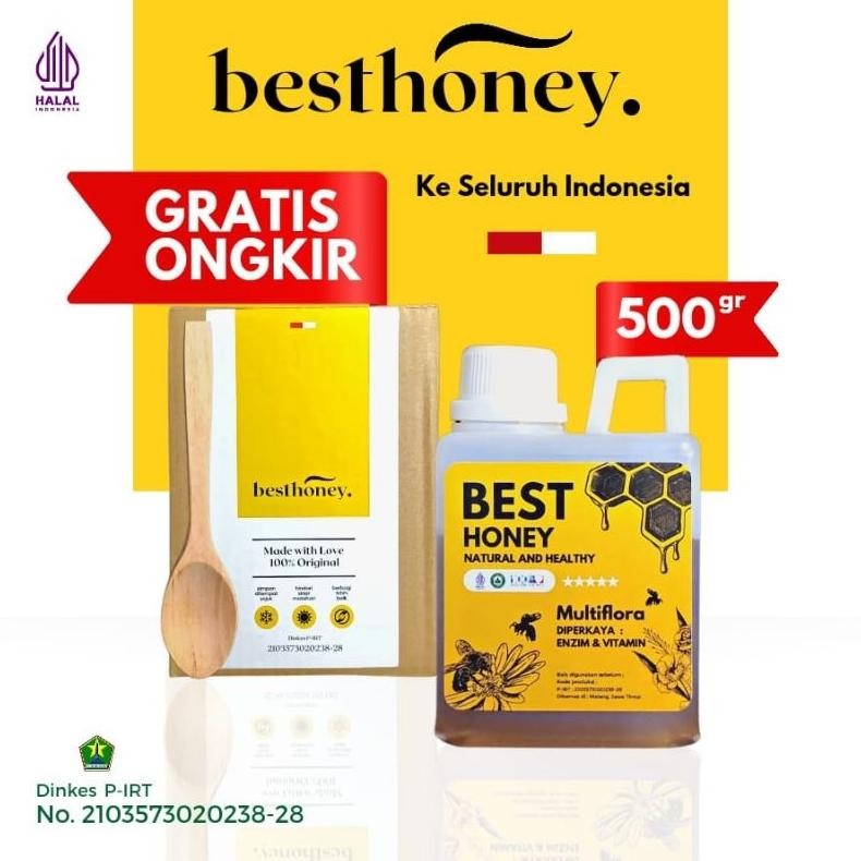 

Besthoney Madu Multiflora Asli 500 GR AST nUg