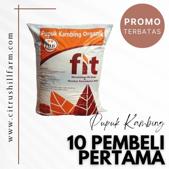 

Terlaris Pupuk Kandang Kambing Tob 13Kg - Pupuk Kandang - Pupuk - Pupuk Organik