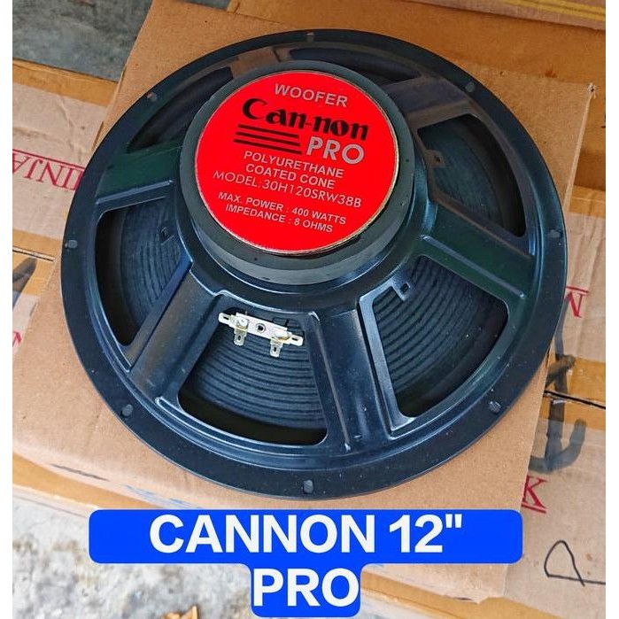 Speaker Cannon 12 Inch Pro / Cannon 12 Pro / Canon 12 Pro Woofer New Stok