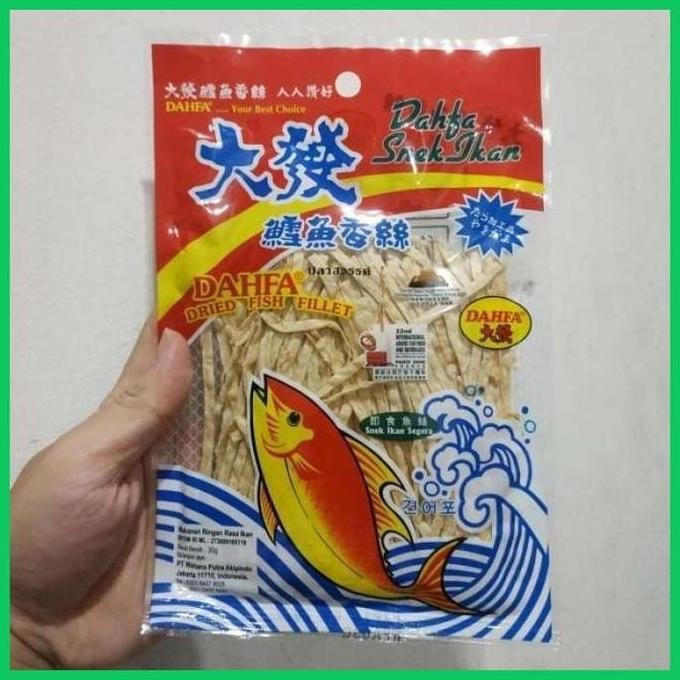 

Terlaris Import (Cod) Dahfa 30Gr Snek Ikan Dried Fish Fillet Packing Aman Kesehatan / Kecantikan / Vitamin / Suplemen