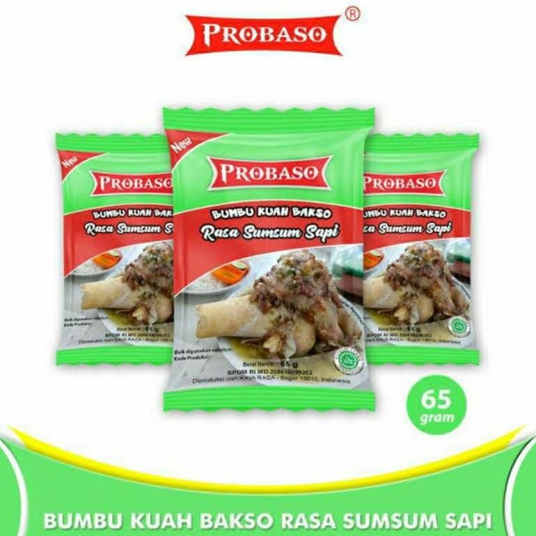 

Probaso Bumbu Kuah Rasa Sum Sum Sapi 65 Gram ( 10 bks ) nUg