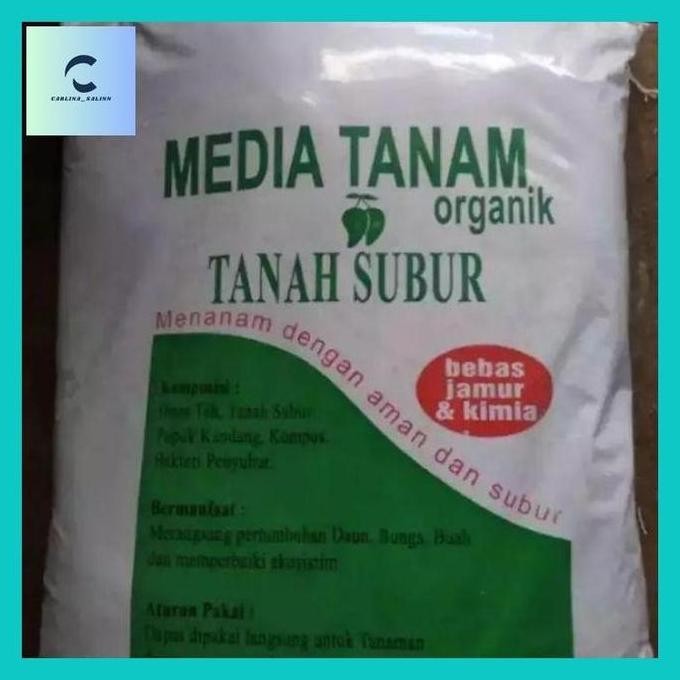 

Terlaris Carlin^ Media Tanam Organik Tanah Subur 1 Karung Besar / Kurang Lebih 11 Kg Pupuk Kandang // Maximal Order 1 Karung // ( Untuk Order 2 Karung Tidak Kirim Kecuali Instant !!! ) Media Tanam Siap Pakai / Media Tanam
