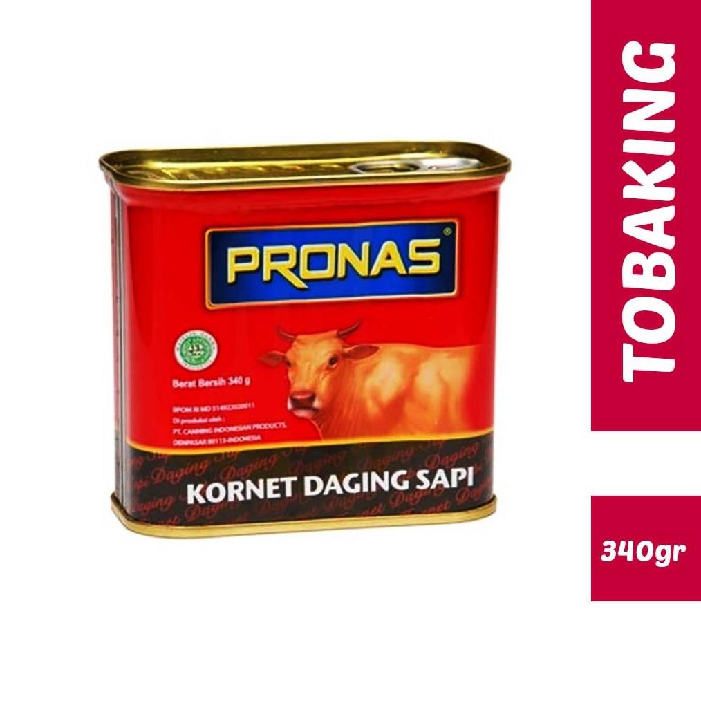 

PRONAS Kornet Kaleng Daging Sapi Kotak 340g / Corned Beef Pronas 340 gram / Kornet Sapi Pronas Besar nUg