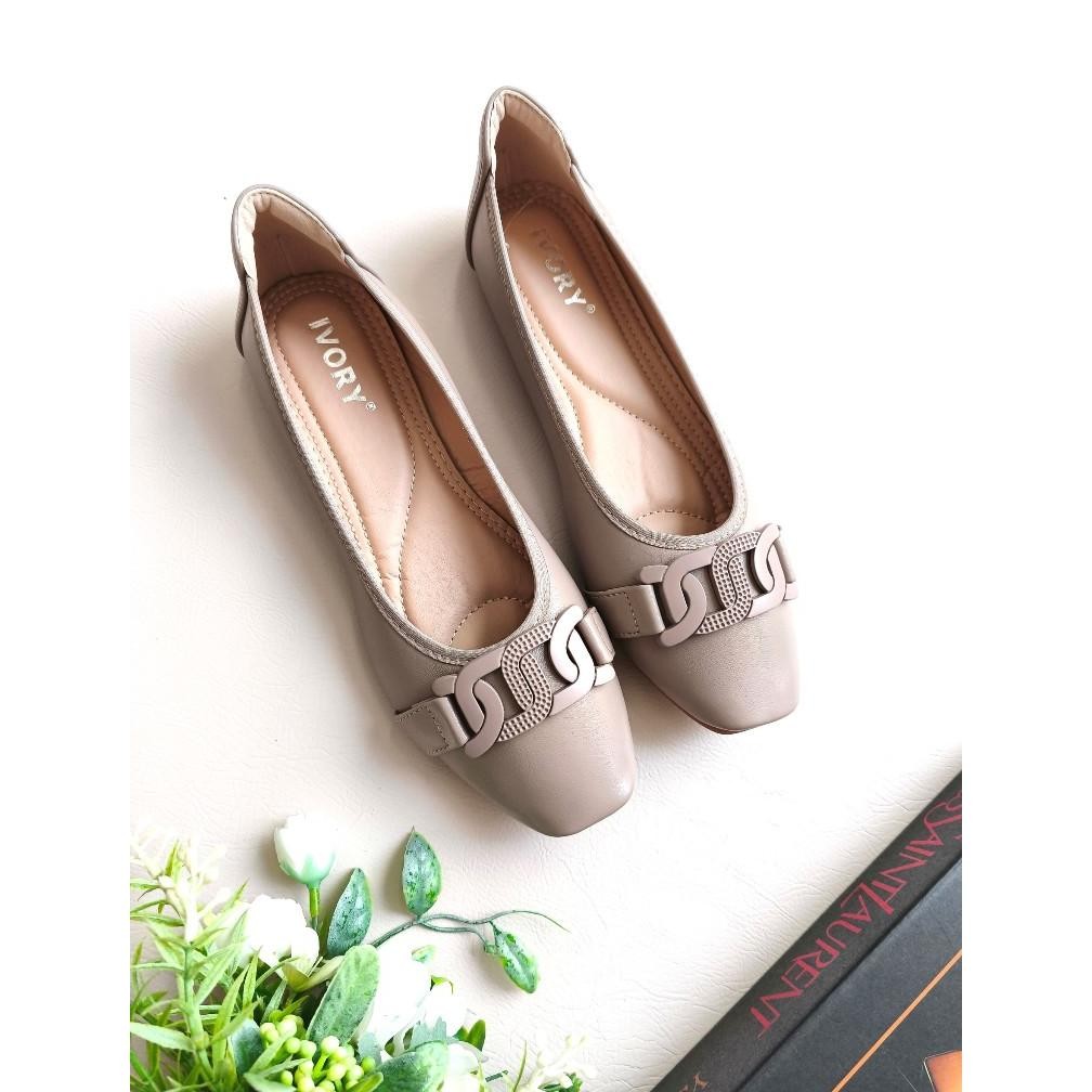 IVORY 610 Sepatu Flat Wanita Ukuran Jumbo 41 42 43 44 45