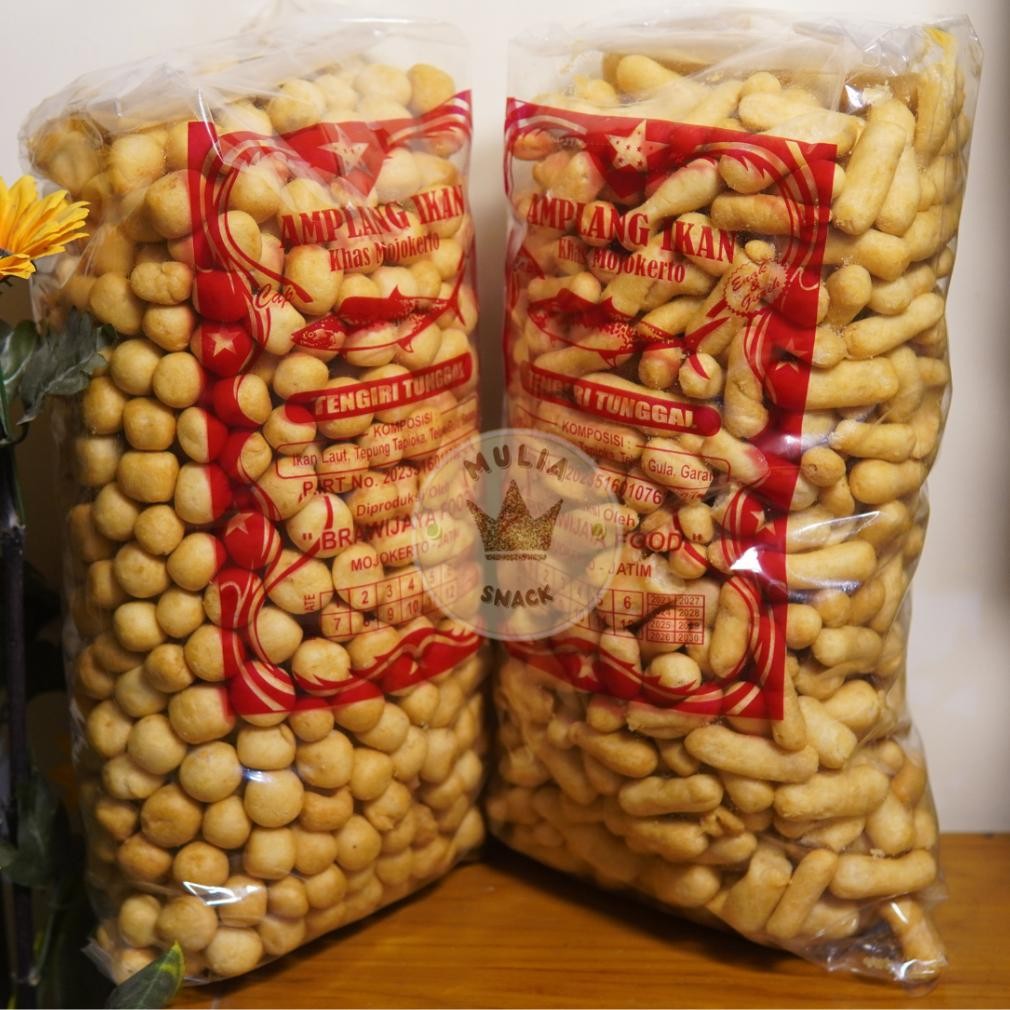 

[New] Amplang Ikan Tenggiri Bantat 800GRAM / Kerupuk Tengiri Khas Mojokerto AST nUg