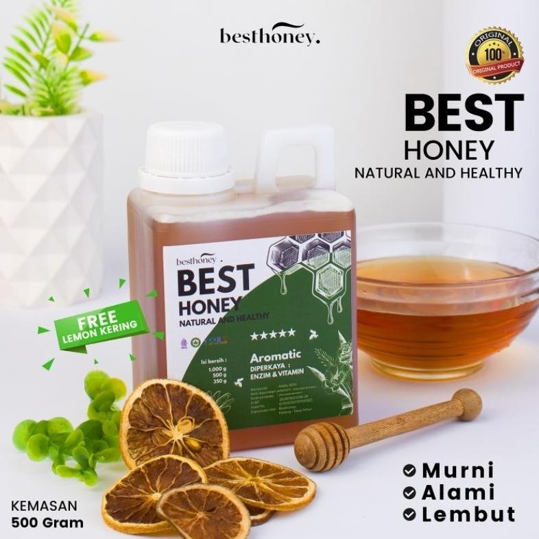 

Best Honey Madu Murni Madu Aromatic Original 500GR/1KG AST nUg