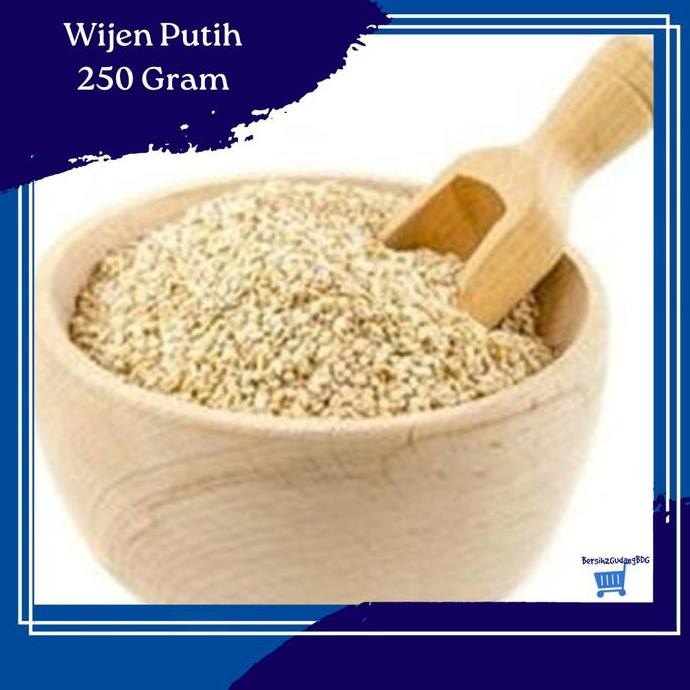 

Terlaris Wijen Putih Import 250 Grm / Sesame Seed Premium Quality / Biji Wijen Putih Mentah 250 Grm
