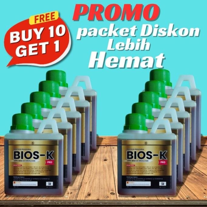

Terlaris Ready Penghilang Bau Kandang, Bios-K Pro, Biang Pembuat Pupuk Kompos Berkualitas