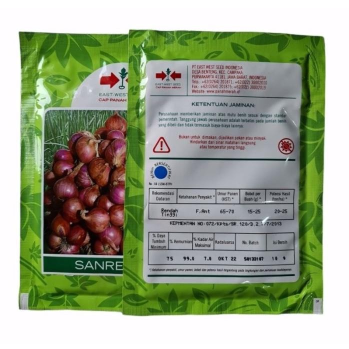 

Terlaris (Bibit) Benih Bibit Bawang Merah Sanren F1 10 Gr. (Terlaris)(Terbaik)