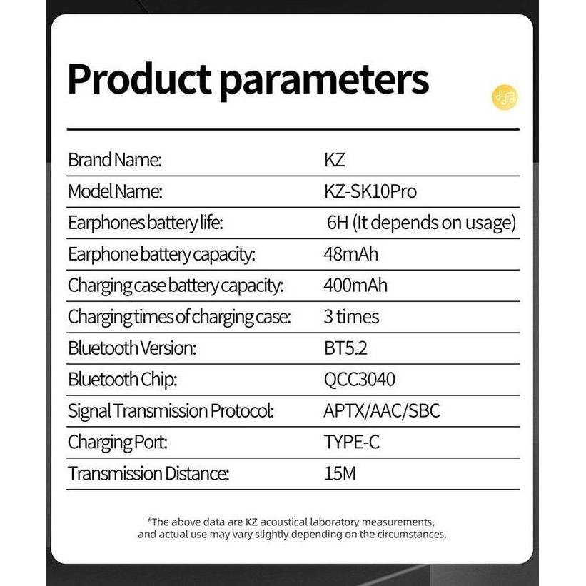 Knowledge Zenith Earphone Bluetooth Tws Kz Sk10 Pro Wireless New Stok