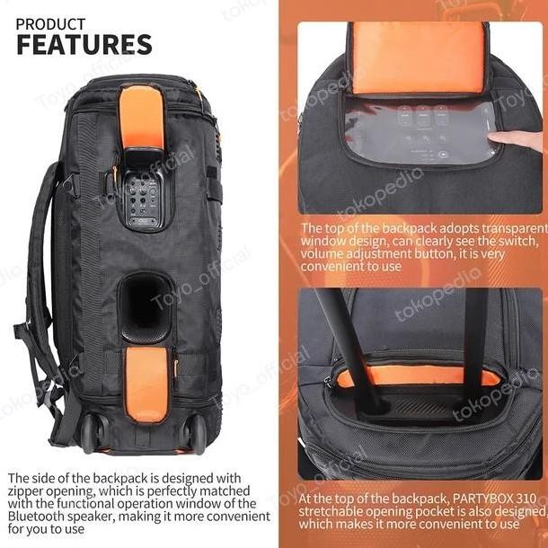 Softcase Speaker Jbl Party Box 310 Tas Speaker Jbl 310 Custom New Stok