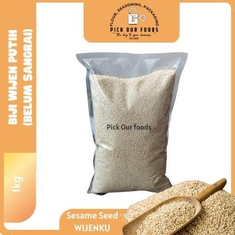 

Terlaris Wijen Putih | Biji Wijen Putih Belum Sangrai | Wijenku | Sesame Seed