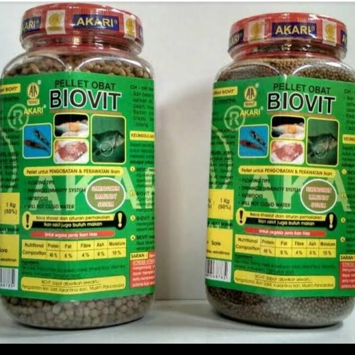 Terlaris Biovit Makanan + Vitamin Ikan Terbaik Untuk Napsu Makan 1,25Kg