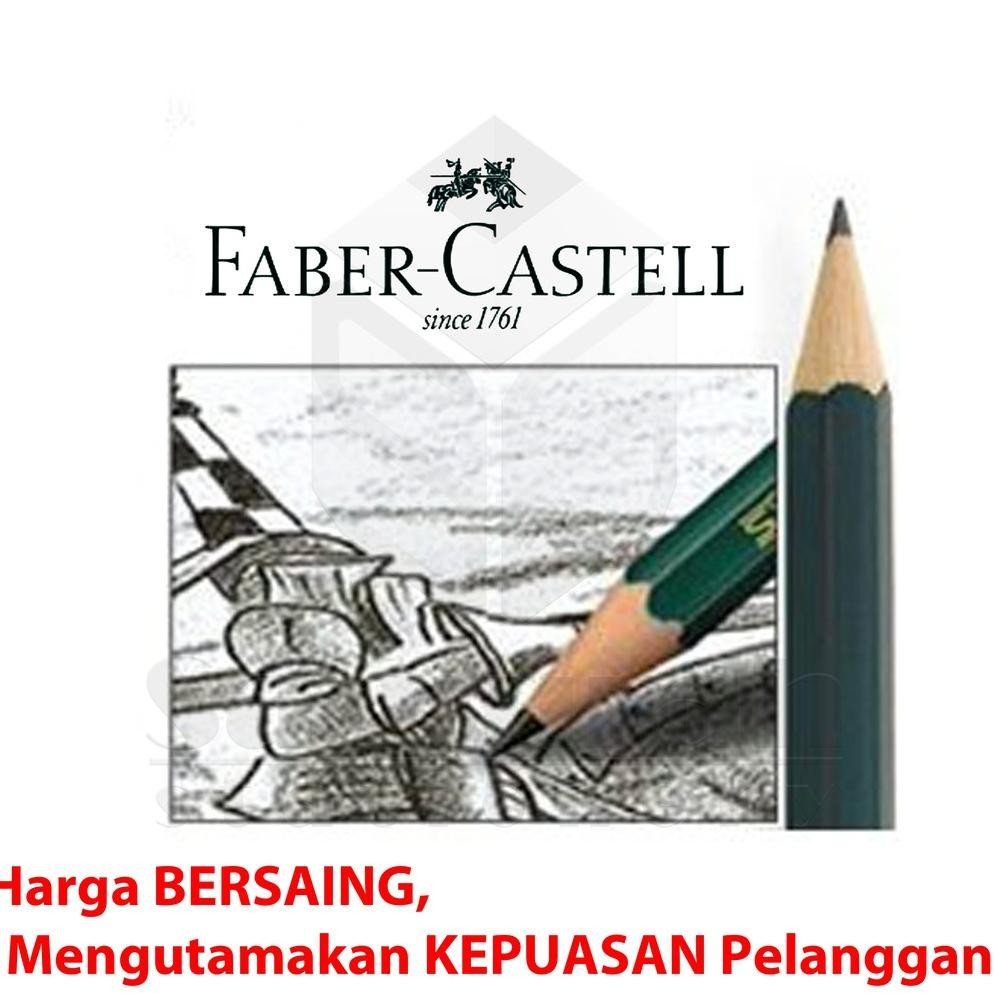 

RB Pensil Kayu Ujian Faber-Castell 2B - HB / Graphite Pencils Faber Castell 9000