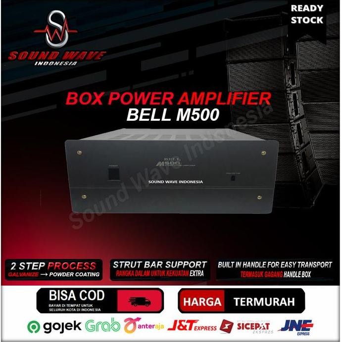 Box Power Amplifier Bell M500 New Stok