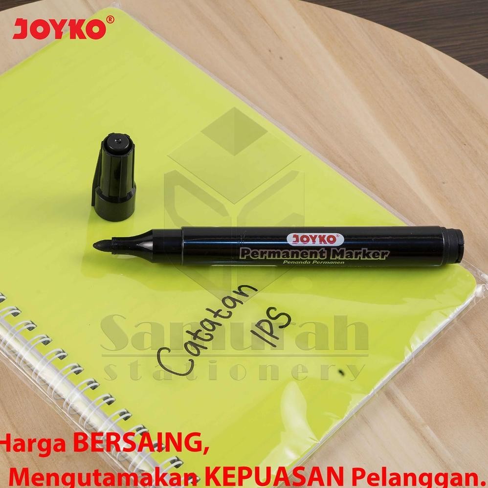 

RB Spidol Permanent Marker Joyko PM 34 Hitam / PM 35 Biru / PM 36 Merah Bisa Refill Isi Ulang - Per Lusin