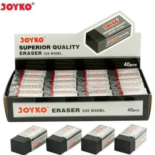

RB PENGHAPUS STIP KECIL JOYKO HITAM / PUTIH EB 40 [PACK- 40 PCS]