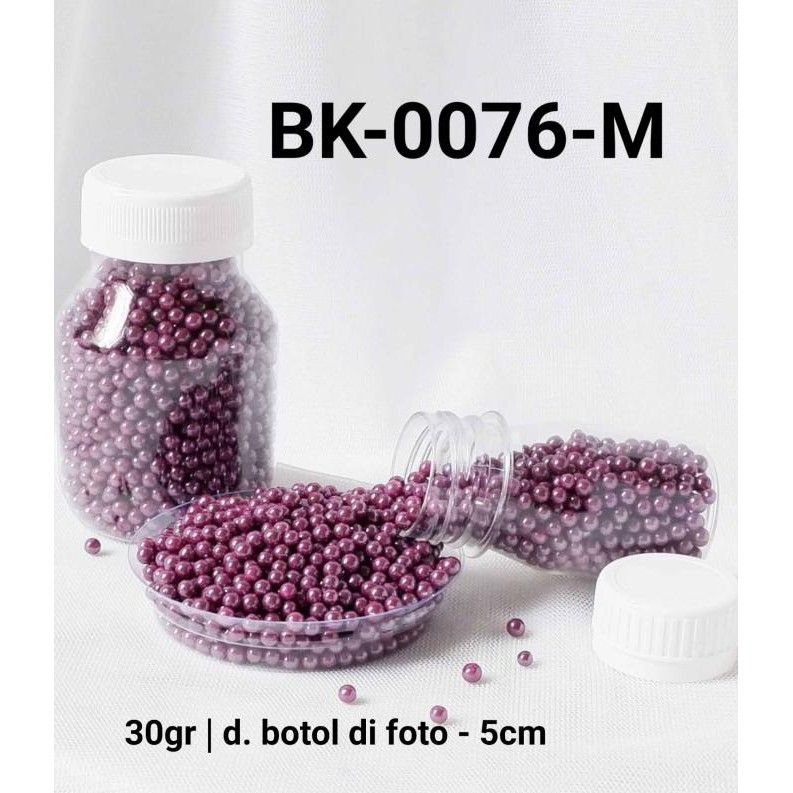 

,,,,,,,] BK-0076-M Sprinkles sprinkle sprinkel 30 gram mutiara ungu