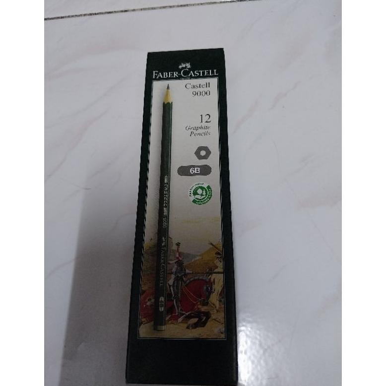 

RB pencil 2b, 3b,4b,5b,6b,7b,8b faber castell isi 12 pcs