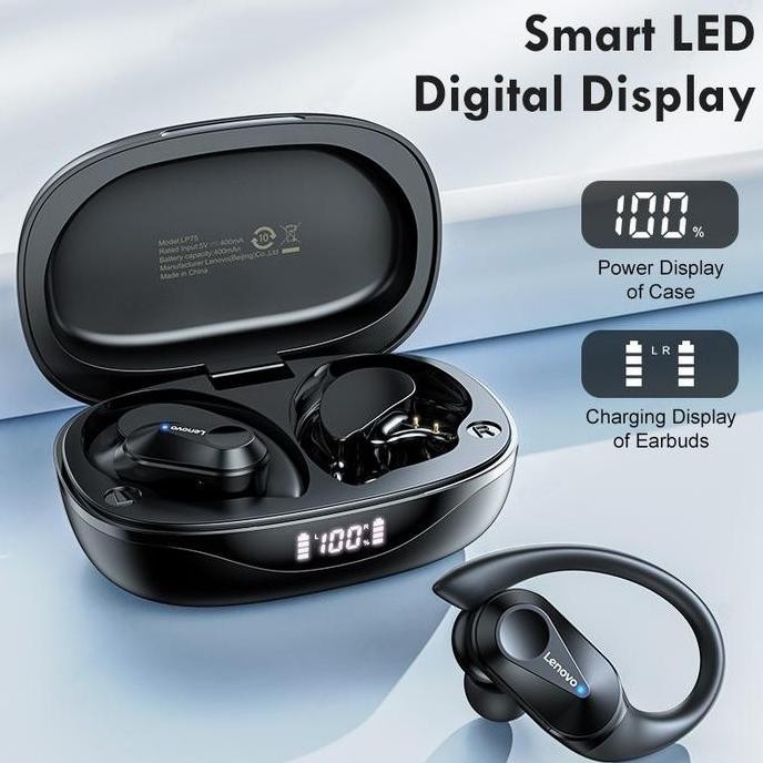 Lenovo Thinkplus Lp75 Headset Tws True Wireless Stereo Earphone Bluetooth Stereo New Stok