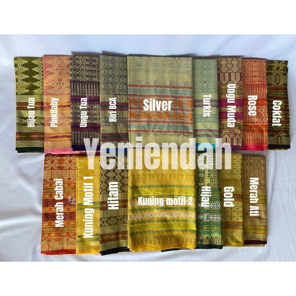 SY Kain Songket set selendang / Bahan songket selendang Thailand /Bahan kain Rok kebaya