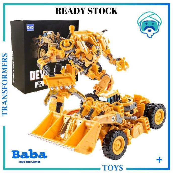 Asli Transformers Deformation DD 02 Aoyi Mech BMB Devastator Scrapper Devil Sickle