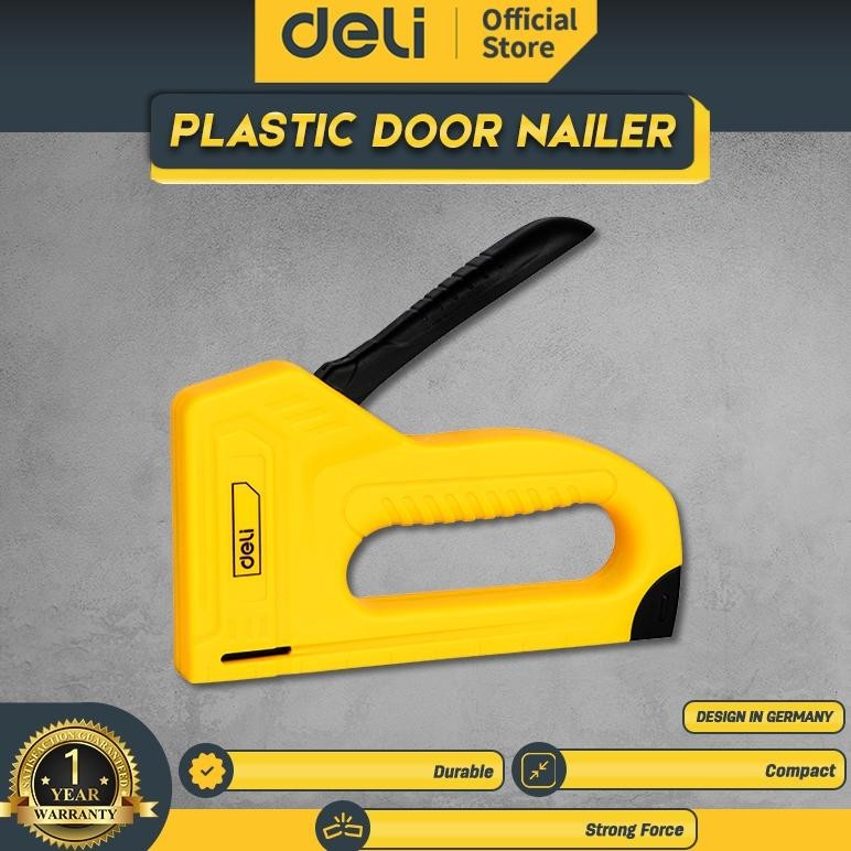 

ready deli staple gun/ staples tembak plastik 4-10mm perkakas edl238002 {terbaru/terlaris/tergcor/kekinian}