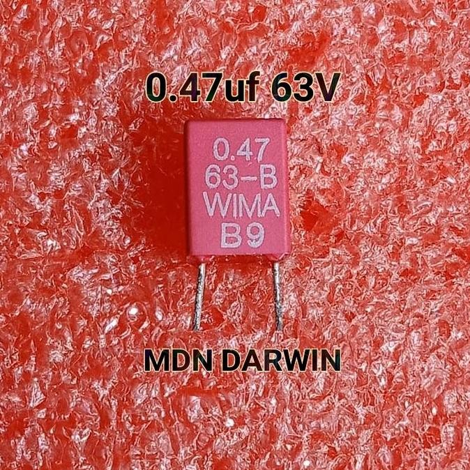 *#*#*#] KAPASITOR WIMA 0.47uf 63V 470NF ORIGINAL WIMA