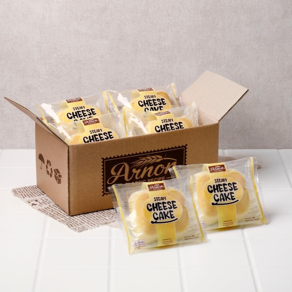 

NEW PRODUCT ARNON STEAM CHEESE CAKE PAKET ISI 6PCS NATURES TOUCH.