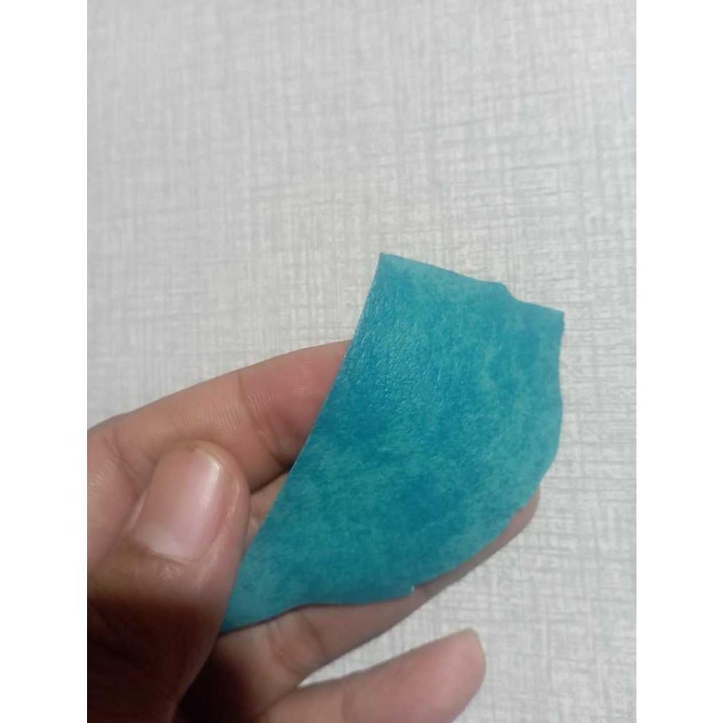 SY Oscar Kain Semi Kulit Sintesis Imitasi Warna Biru Servis Jok Kursi Dan Sofa - Permeter