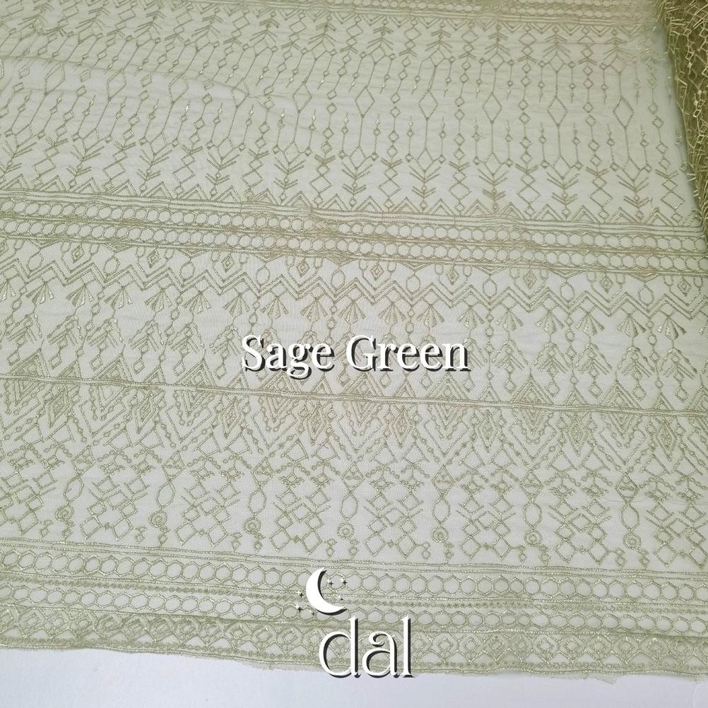 SY 0,5m kain bahan brokat tile prancis brukat kebaya sumba sapto abstrak line salur garis tradisiona