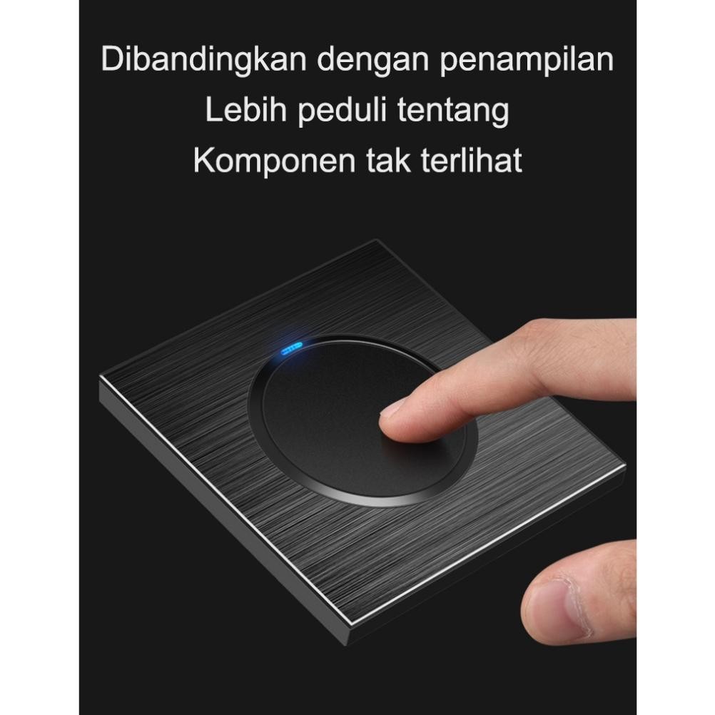 HJK Sakelar lampu dinding saklar stopkontak saklar satu saklar dua saklar tiga empat saklar saklar l