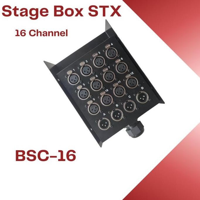 Stage Box 12 Input 4 Output Stx Bsc-16 New Stok