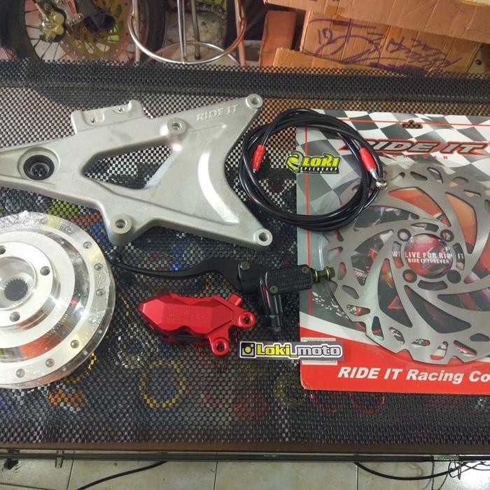 Tromol Cakram Belakang Set Master Kaliper Vario 125 150 Rideit Brembo Original Dan Terpercaya