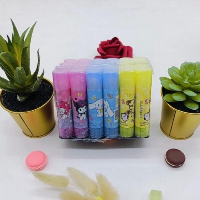 

''Terlaris" Lem Stik (1Pak=24Pc) Ukuran Kecil 10Gram/ Lem Stick / Lem Murah / Lem Fancy / Glue Stik Fancy Murah