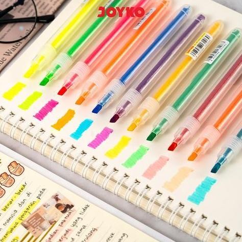

''Terlaris" (1 Pc) Highlighter Penanda Berwarna Joyko Hl-73 ~ 84 Murah