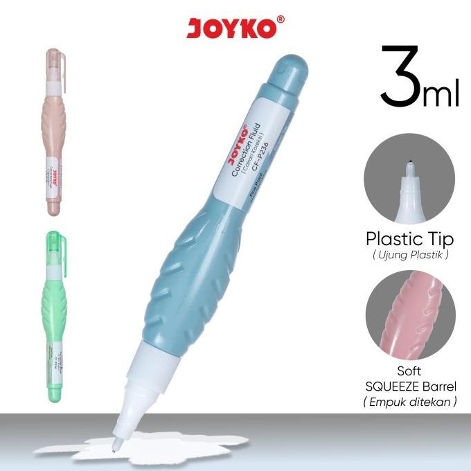 

''Terlaris" (12 Pc) Correction Fluid Cairan Koreksi Penghapus Cair Joyko Cf-P 236 Murah