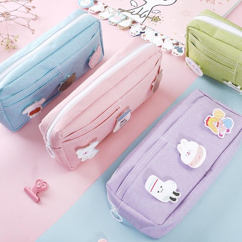 

Me41 Tempat Pensil Kotak Pensil Lucu Cute Large Capacity Canvas Pencil Case Tas Pena Kapasitas Besar Ins Jepang Smp Anak Bernilai Tinggi Siswa Kotak Alat Tulis In Trendi Gadis Tas Alat Tulis