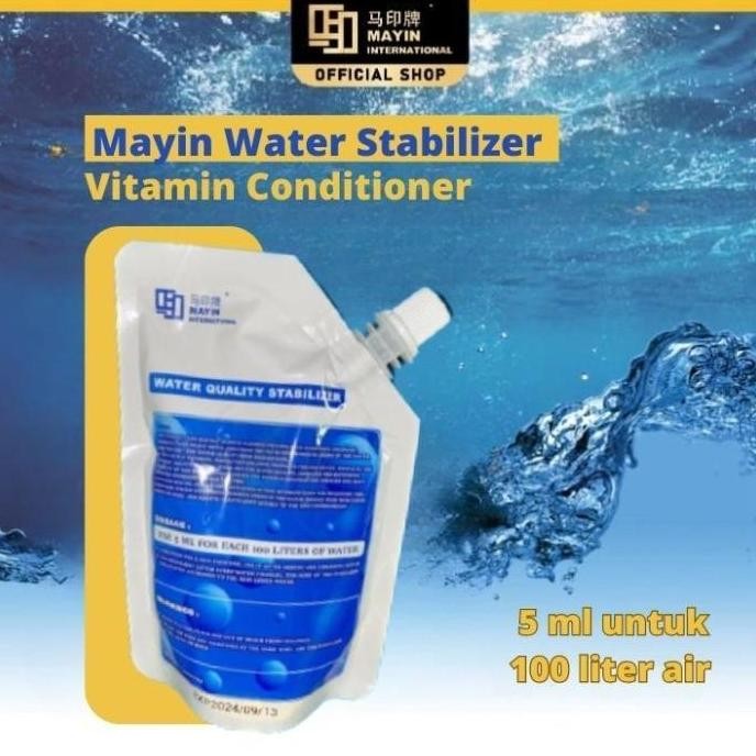 

Terlaris Mayin Water Quality Stabilizer Vitamin Ikan Penjernih Air Amonia